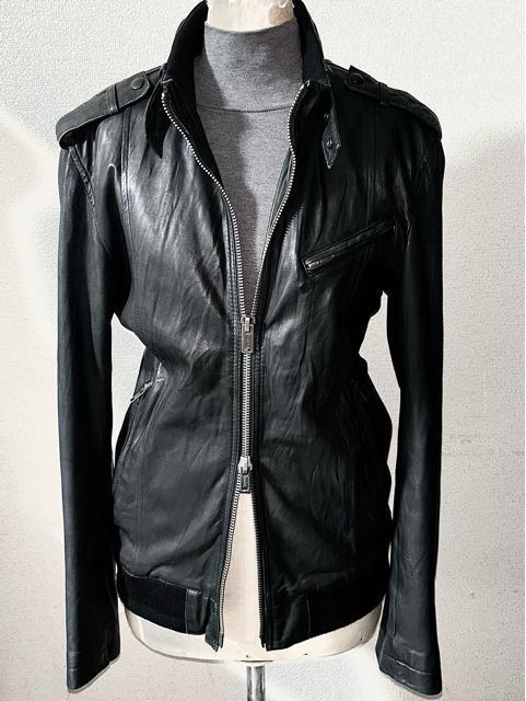 AMERICAN RAG CIE アメリカンラグシー 定価5万円程 柔らか 羊革 ラム レザー ジャケット ライダース アウター < 男性ファッション AMERICAN RAG CIE アメリカンラグシー 定価5万円程 柔らか 羊革 ラム レザー ジャケット ライダース アウター < 男性ファッションの