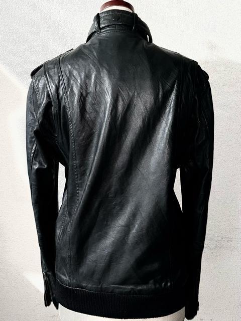AMERICAN RAG CIE アメリカンラグシー 定価5万円程 柔らか 羊革 ラム レザー ジャケット ライダース アウター < 男性ファッション AMERICAN RAG CIE アメリカンラグシー 定価5万円程 柔らか 羊革 ラム レザー ジャケット ライダース アウター < 男性ファッションの