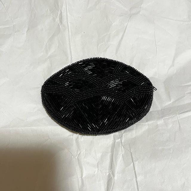 【ノーブランド扱い】【ビーズバッグ】 ポーチ / 小物入れ / ブラック < 女性ファッション 【ノーブランド扱い】【ビーズバッグ】 ポーチ / 小物入れ / ブラック < 女性ファッションの