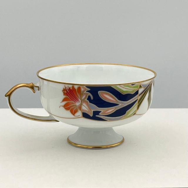 美品 香蘭社 ティーカップ&ソーサー カップのみ 皇居の花シリーズ 文月 ヤブカンゾウ 藪萱草 限定品 1984年 < インテリア/ライフ 美品 香蘭社 ティーカップ&ソーサー カップのみ 皇居の花シリーズ 文月 ヤブカンゾウ 藪萱草 限定品 1984年 < インテリア/ライフの