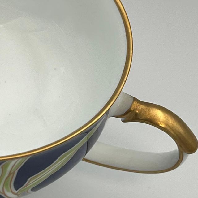 美品 香蘭社 ティーカップ&ソーサー カップのみ 皇居の花シリーズ 文月 ヤブカンゾウ 藪萱草 限定品 1984年 < インテリア/ライフ 美品 香蘭社 ティーカップ&ソーサー カップのみ 皇居の花シリーズ 文月 ヤブカンゾウ 藪萱草 限定品 1984年 < インテリア/ライフの