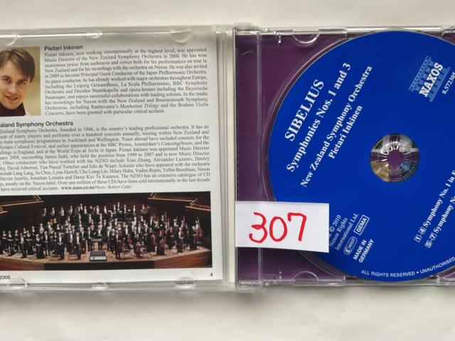 �V�x���E�X �����ȑ�1�� ��3�� NZ�����y�c �C���L�l���w�� NAXOS �N���V�b�N CD �� CD/DVD/�r�f�I�� 