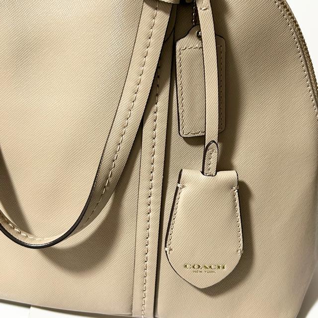 coach コーチ ハンドバッグ ベージュ レザー F25671 無地 シンプル レディース < ブランド coach コーチ ハンドバッグ ベージュ レザー F25671 無地 シンプル レディース < ブランドの