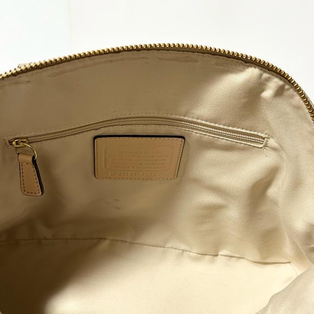 coach コーチ ハンドバッグ ベージュ レザー F25671 無地 シンプル レディース < ブランド coach コーチ ハンドバッグ ベージュ レザー F25671 無地 シンプル レディース < ブランドの