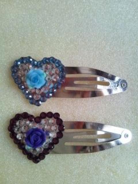 ハートパッチンどめ◆2色◆ < 女性ファッション  ハートパッチンどめ◆2色◆  < 女性ファッションの