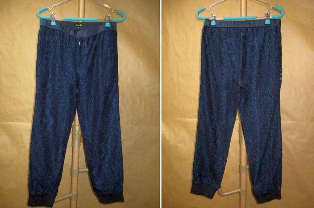 Drawer 15SS 定価87000円 レース リブ パンツ 38ネイビー < ブランド Drawer 15SS 定価87000円 レース リブ パンツ 38ネイビー < ブランドの