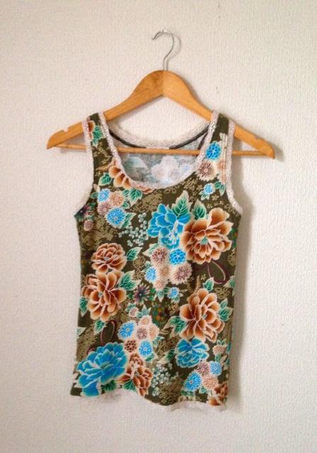 サブロク■レトロクラシック 花柄 レース タンクトップ M < ブランド  サブロク■レトロクラシック 花柄 レース タンクトップ M  < ブランドの