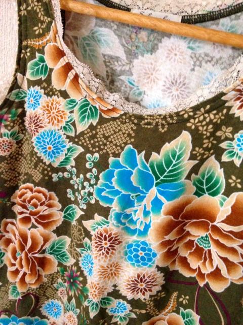 サブロク■レトロクラシック 花柄 レース タンクトップ M < ブランド  サブロク■レトロクラシック 花柄 レース タンクトップ M < ブランドの