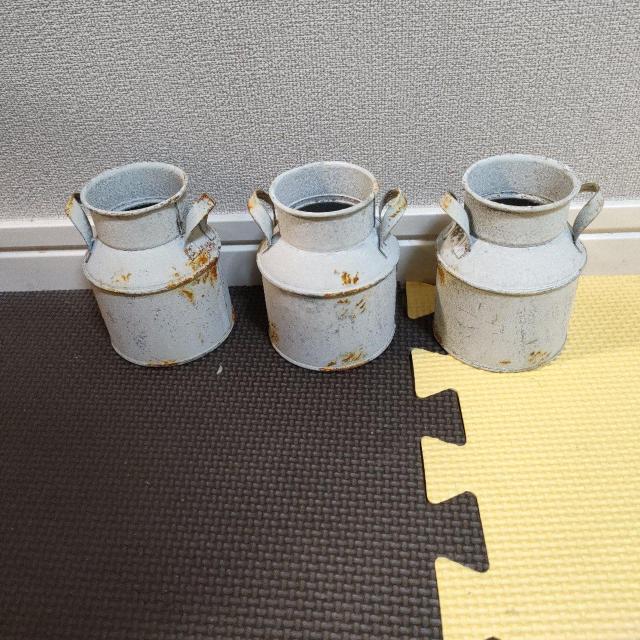 新品未使用☆アンティーク ブリキ缶 ミルク缶 ミニ < インテリア/ライフ 新品未使用☆アンティーク ブリキ缶 ミルク缶 ミニ < インテリア/ライフの