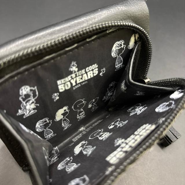 即決 PEANUTS スヌーピー 50years 三つ折り財布 ブラック < アニメ/コミック/キャラクター 即決 PEANUTS スヌーピー 50years 三つ折り財布 ブラック < アニメ/コミック/キャラクターの