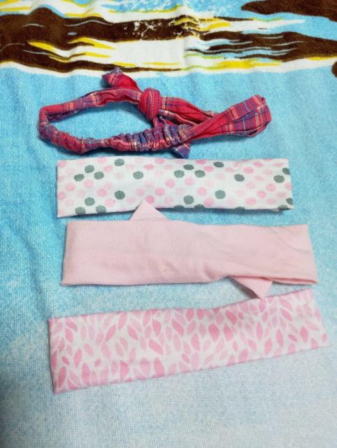 ゆうパケット送料込み☆キッズヘアバンド☆4点セット < キッズ/ベビー ゆうパケット送料込み☆キッズヘアバンド☆4点セット < キッズ/ベビーの