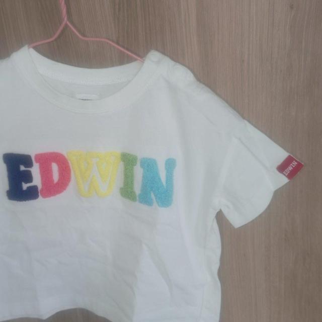 EDWIN かわいいカラフルTシャツ サイズ80 送料無料 < キッズ/ベビー  EDWIN かわいいカラフルTシャツ サイズ80 送料無料 < キッズ/ベビーの