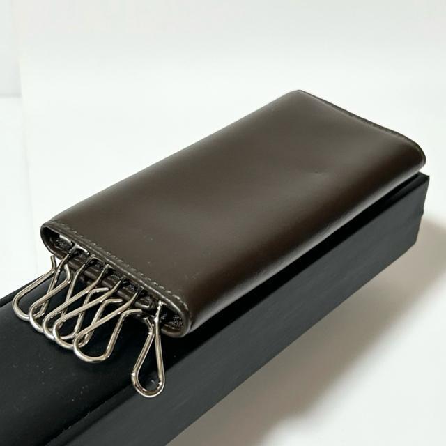 美品 FURLA フルラ 6連 キーケース 鍵入れ レザー ブラウン < ブランド 美品 FURLA フルラ 6連 キーケース 鍵入れ レザー ブラウン < ブランドの