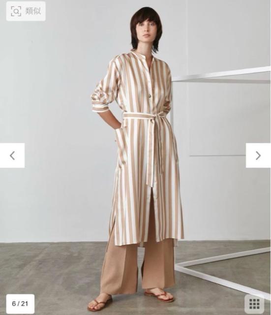 �����i��BEIGE.��5.3�����X�g���C�v�V���c�����s�[�X���}�L�V�䁟 L �� �����t�@�b�V������ 