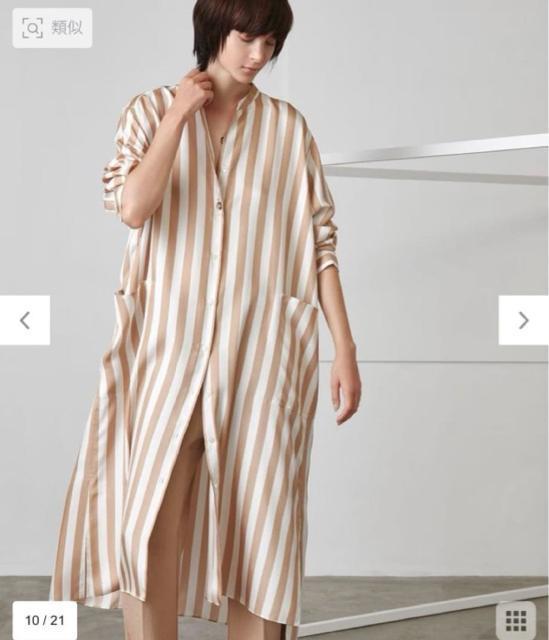 �����i��BEIGE.��5.3�����X�g���C�v�V���c�����s�[�X���}�L�V�䁟 L �� �����t�@�b�V������ 