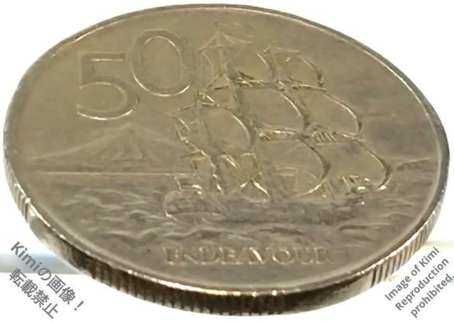 50セント硬貨 銅ニッケル 白銅 1977 エリザベス2世の2番目の肖像 エンデバー ニュージーランド 50 Cents Coin < ホビー 50セント硬貨 銅ニッケル 白銅 1977 エリザベス2世の2番目の肖像 エンデバー ニュージーランド 50 Cents Coin < ホビーの