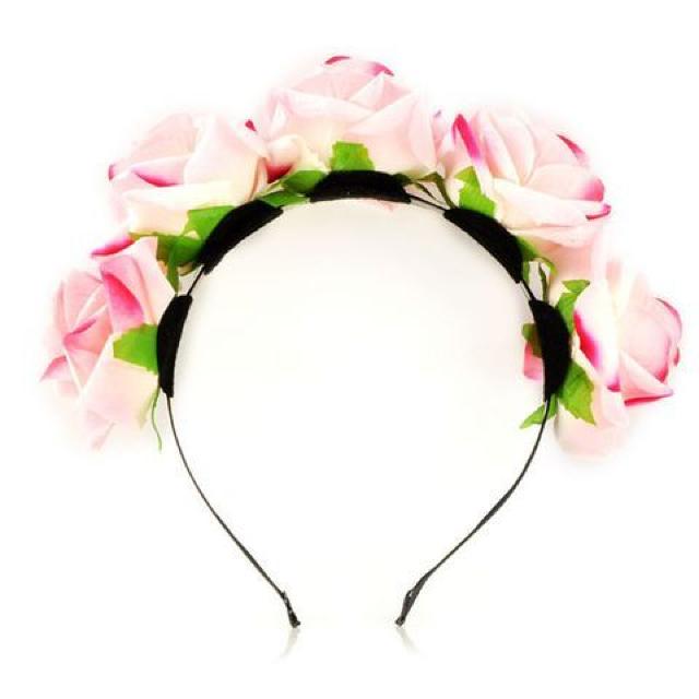 新品 ピンク薔薇コサージュカチューシャ ゴスロリ姫系コスプレ < 女性アクセサリー/時計  新品 ピンク薔薇コサージュカチューシャ ゴスロリ姫系コスプレ < 女性アクセサリー/時計の