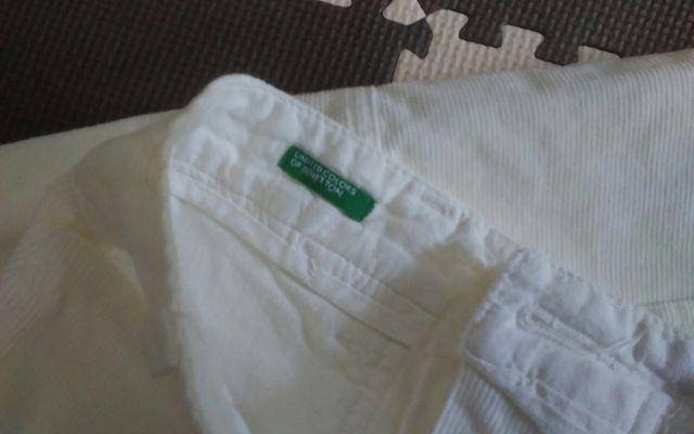 UNITED COLORS OF BENETTON 白 美品 40号 < 女性ファッション  UNITED COLORS OF BENETTON 白 美品 40号 < 女性ファッションの