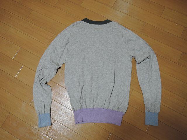 カシュカCASHCA ENGLAND薄手ニットカットソーS灰系カシミヤ混 < 男性ファッション  カシュカCASHCA ENGLAND薄手ニットカットソーS灰系カシミヤ混 < 男性ファッションの