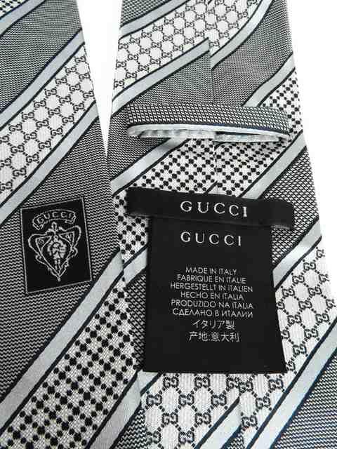 ☆GUCCI グッチ GG柄 光沢 ネクタイ 細ネクタイ/メンズ☆光沢シルバー☆新品 < ブランド  ☆GUCCI グッチ GG柄 光沢 ネクタイ 細ネクタイ/メンズ☆光沢シルバー☆新品 < ブランドの