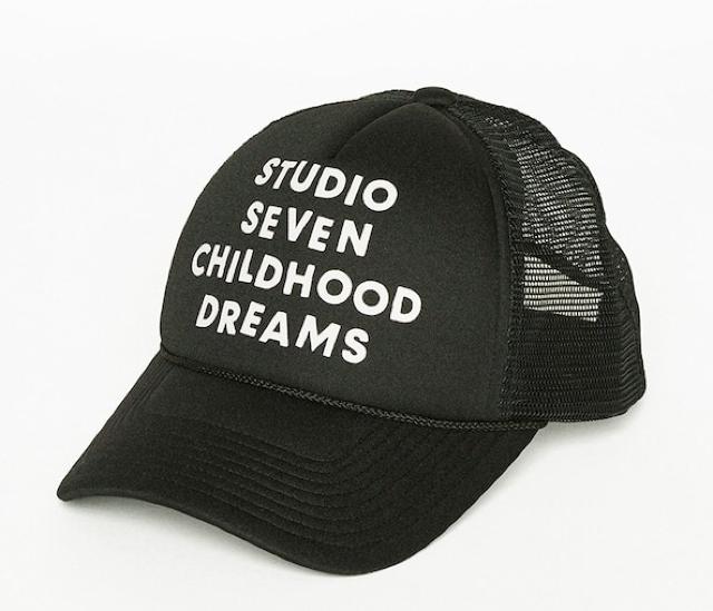 GU×STUDIOSEVEN・ブラック色メッセージロゴプリントキャップ < ブランド  GU×STUDIOSEVEN・ブラック色メッセージロゴプリントキャップ  < ブランドの