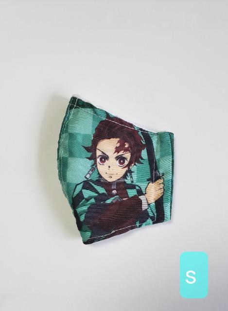 S7N 【ラスト】◆ 接触冷感立体マスク 炭治郎(*^^*)お肌に優しいマスク < 女性ファッション  S7N 【ラスト】◆ 接触冷感立体マスク 炭治郎(*^^*)お肌に優しいマスク  < 女性ファッションの