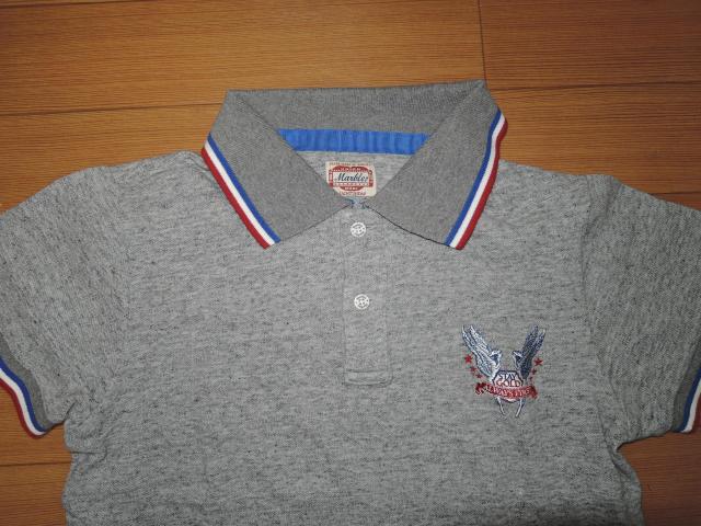 MARBLES マーブルズ 鹿の子 ポロシャツ S 灰 ラインポロ TMT < ブランド MARBLES マーブルズ 鹿の子 ポロシャツ S 灰 ラインポロ TMT < ブランドの