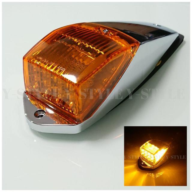 LED キャブマーカー 24V マーカーランプ デコトラ 1個 (アンバー) < 自動車/バイク LED キャブマーカー 24V マーカーランプ デコトラ 1個 (アンバー) < 自動車/バイク