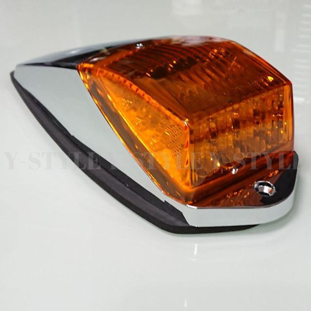 LED キャブマーカー 24V マーカーランプ デコトラ 1個 (アンバー) < 自動車/バイク LED キャブマーカー 24V マーカーランプ デコトラ 1個 (アンバー) < 自動車/バイク