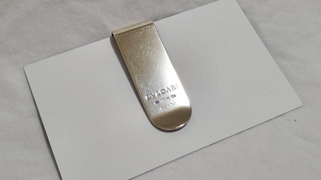 正規レア ブルガリ クラシック ロゴ文字マネークリップ SV 財布 札入れ ウォレット 名刺入れ ブックマーカー 栞〇ネクタイピン < ブランド  正規レア ブルガリ クラシック ロゴ文字マネークリップ SV 財布 札入れ ウォレット 名刺入れ ブックマーカー 栞〇ネクタイピン < ブランドの