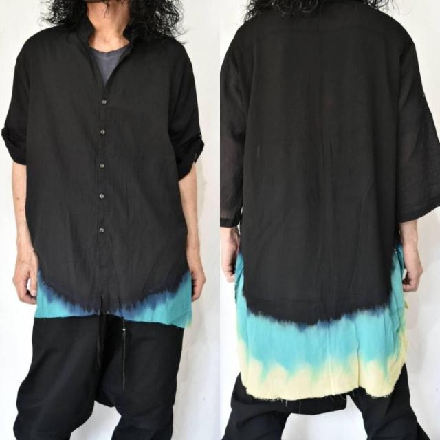 AViKMRiiPGeorgette Combi Long Shirt / GD@W/1 