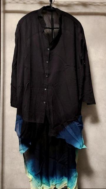 AViKMRiiPGeorgette Combi Long Shirt / GD@W/1