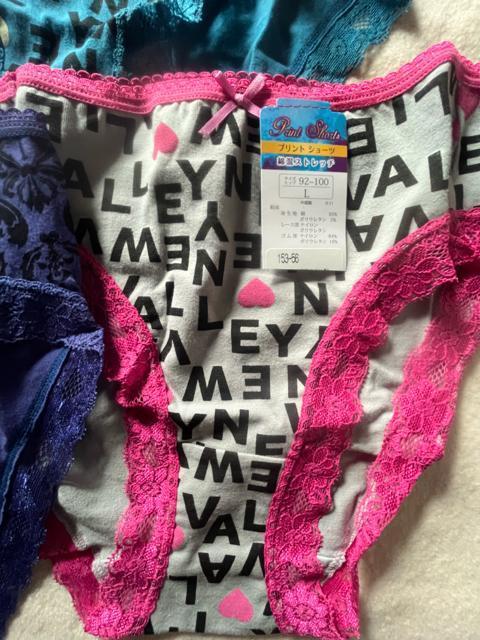 Lサイズ!3枚セット!お肌に優しい!綿混ストレッチ!素材!エレガント!キュートな!ショーツ!No.ラブ < 女性ファッション  Lサイズ!3枚セット!お肌に優しい!綿混ストレッチ!素材!エレガント!キュートな!ショーツ!No.ラブ < 女性ファッションの