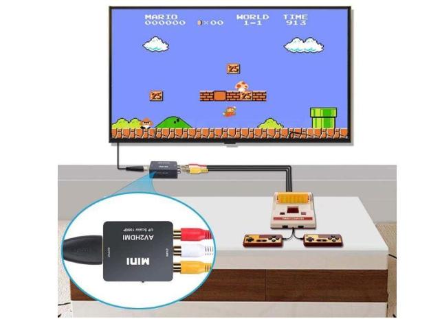RCA to HDMI変換コンバーター AV to HDMI 変換器 AV2HDMI 音声転送 1080/720P切り替え 80 < 家電/AV  RCA to HDMI変換コンバーター AV to HDMI 変換器 AV2HDMI 音声転送 1080/720P切り替え 80 < 家電/AVの