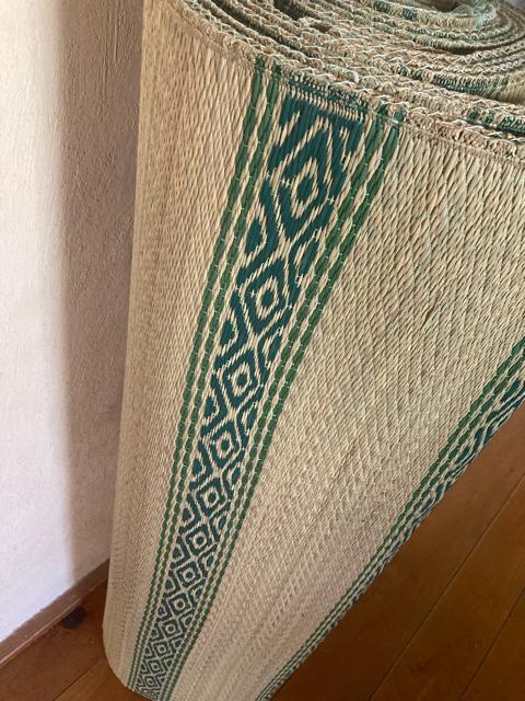 1931.未使用☆い草☆8畳用☆敷物☆ござ☆桔梗柄 < インテリア/ライフ  1931.未使用☆い草☆8畳用☆敷物☆ござ☆桔梗柄 < インテリア/ライフの