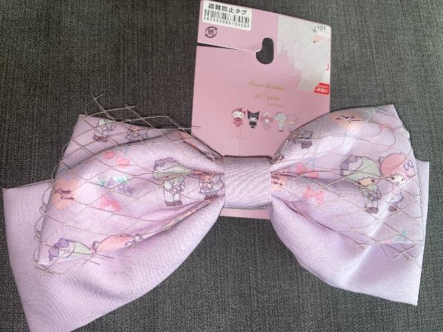 ♯新品♯サンリオキャラターズ × m petit  リトルツインスターズ  キキララ  リボン バレッタ < おもちゃ  ♯新品♯サンリオキャラターズ × m petit  リトルツインスターズ  キキララ  リボン バレッタ  < おもちゃの