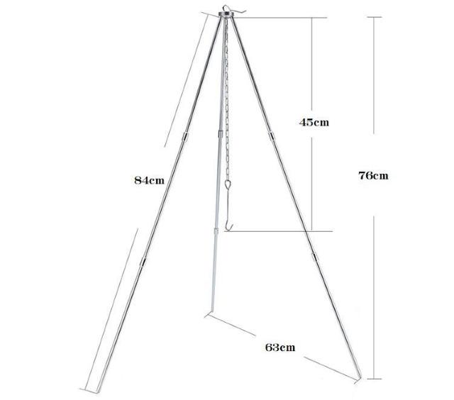 ☆トライポッド☆収納袋付き☆焚火☆キャンプ☆ < レジャー/スポーツ  ☆トライポッド☆収納袋付き☆焚火☆キャンプ☆ < レジャー/スポーツの