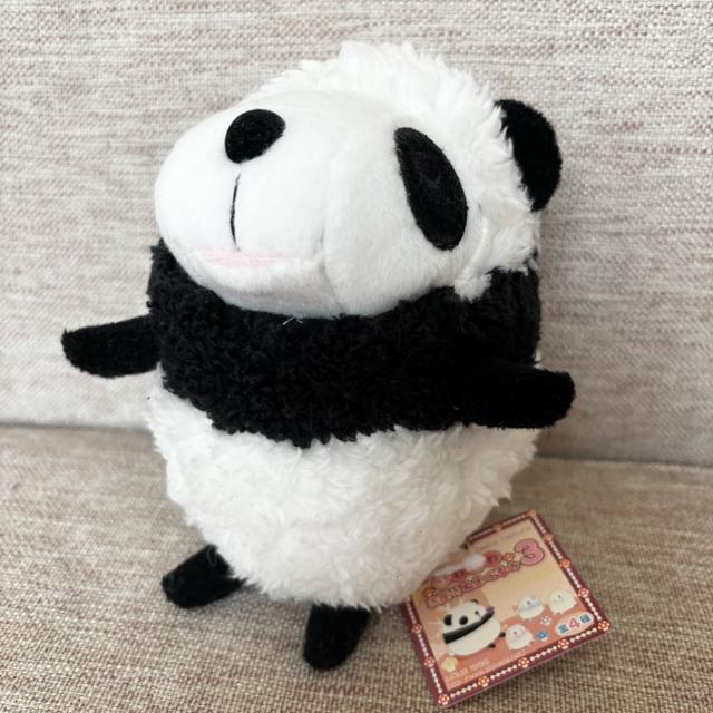 【タグ付き】babynature ふわふわお座りぬいぐるみ 3 パンダ ぱんだ ブラック ホワイト < おもちゃ  【タグ付き】babynature ふわふわお座りぬいぐるみ 3 パンダ ぱんだ ブラック ホワイト  < おもちゃの