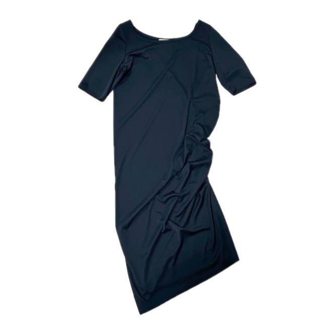極美品 BARNEYS NEW YORK アシメントリー ワンピース 38 < ブランド  極美品 BARNEYS NEW YORK アシメントリー ワンピース 38 < ブランドの