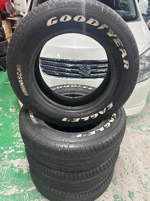 8072124)グッドイヤーホワイトレター商用車用中古タイヤ4本ハイエースキャラバン215/65R16C109/107R送料無料 < 自動車/バイク 8072124)グッドイヤーホワイトレター商用車用中古タイヤ4本ハイエースキャラバン215/65R16C109/107R送料無料 < 自動車/バイク