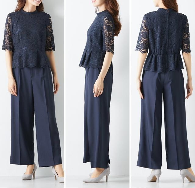 �V�i��3L�􍮃��[�X���ꂢ�u���E�X�E�X�J�[�g�E���C�h�p���c��t�H�[�}��R129 �� �����t�@�b�V������ 