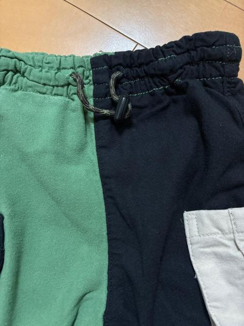 BREEZE キッズ バイカラー カーゴパンツ 110cm ツートン スウェット < ブランド BREEZE キッズ バイカラー カーゴパンツ 110cm ツートン スウェット < ブランドの