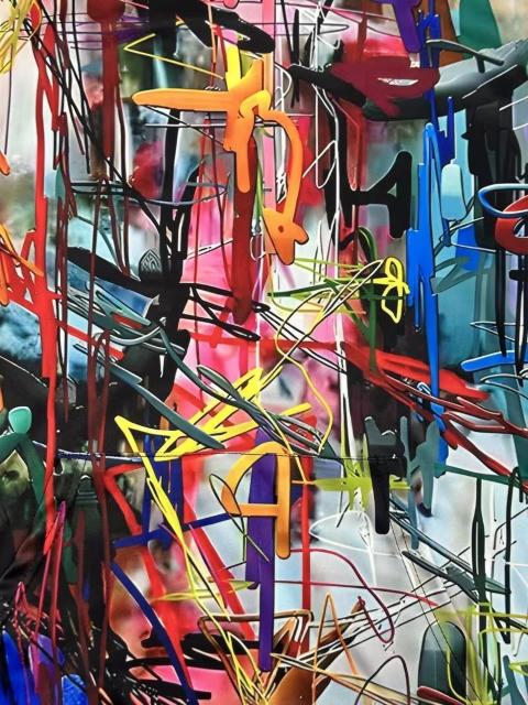 ����������2490�~���y�����Y�z�X�v���[���f�W�^���v�����g���������ȃJ�W���A���p�[�J�[ �t�r�`�T�C�Y�l�i���{�T�C�Y�w�k�j �� �j���t�@�b�V������ 