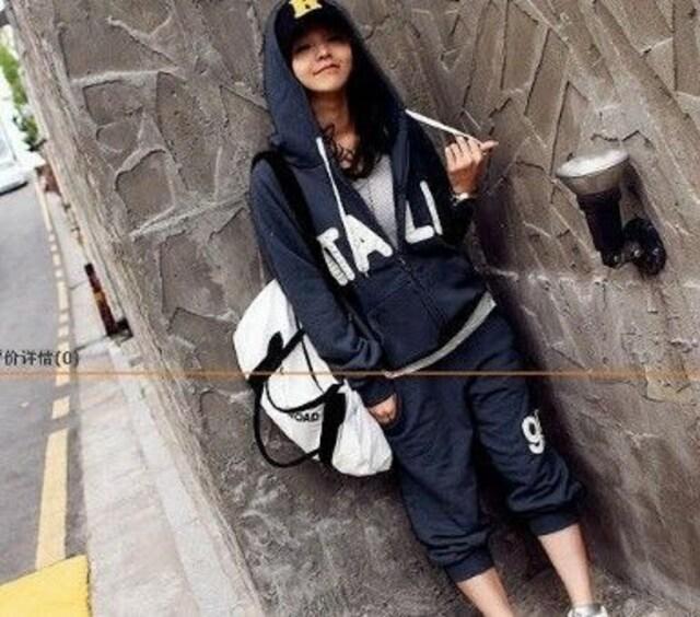 ★大人気★アメカジパーカー上下スエット★ネイビーXL < 女性ファッション  ★大人気★アメカジパーカー上下スエット★ネイビーXL < 女性ファッションの