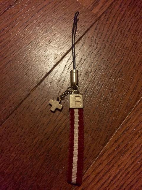 BALLY ストラップ キーホルダー イタリア製 バリー クロス メンズ レディース Bロゴ 携帯ストラップ  < ブランド  BALLY ストラップ キーホルダー イタリア製 バリー クロス メンズ レディース Bロゴ 携帯ストラップ   < ブランドの