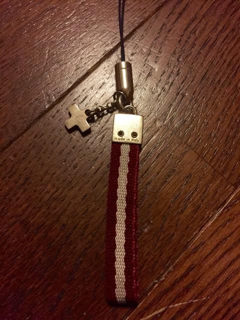 BALLY ストラップ キーホルダー イタリア製 バリー クロス メンズ レディース Bロゴ 携帯ストラップ  < ブランド  BALLY ストラップ キーホルダー イタリア製 バリー クロス メンズ レディース Bロゴ 携帯ストラップ  < ブランドの