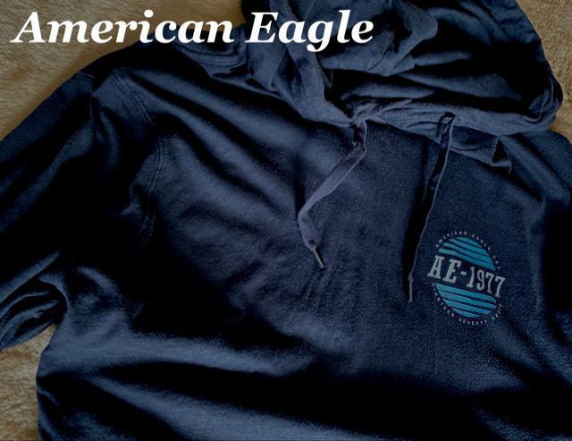 【American Eagle】アメリカンイーグル Vintage バックプリント プルオーバーパーカー US−L/Black < ブランド 【American Eagle】アメリカンイーグル Vintage バックプリント プルオーバーパーカー US−L/Black < ブランドの