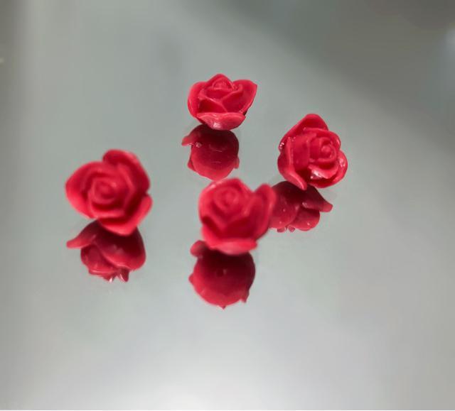 立体ローズ 薔薇バラ●赤レッド●ビーズ ビジュー●ハンドメイド手作り アクセサリー ピアス ネックレス ネイル レジン フラワー花 < ペット/手芸/園芸 立体ローズ 薔薇バラ●赤レッド●ビーズ ビジュー●ハンドメイド手作り アクセサリー ピアス ネックレス ネイル レジン フラワー花 < ペット/手芸/園芸の