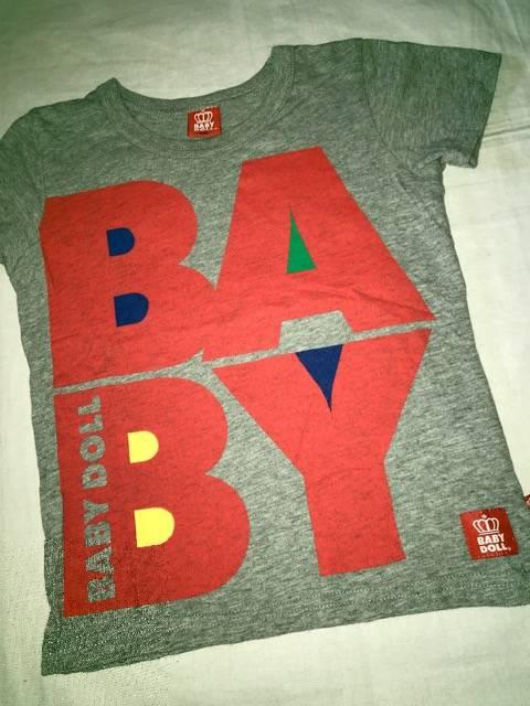 #BABY DOLL#前後デカロゴTシャツ120 ベビードール  重ね着にも < ブランド  #BABY DOLL#前後デカロゴTシャツ120 ベビードール  重ね着にも  < ブランドの