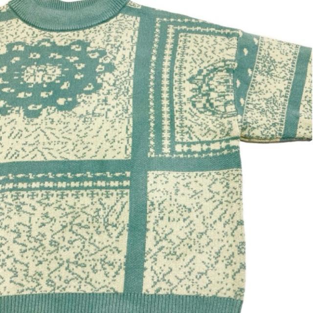 GREENPARKS◎ノスタルジーフラワー柄ニット◎厚手セーター(F)美品 < ブランド GREENPARKS◎ノスタルジーフラワー柄ニット◎厚手セーター(F)美品 < ブランドの